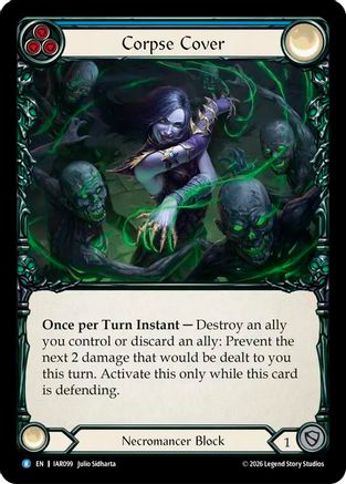 Corpse Cover (Blue) (IAR099)  Rainbow Foil