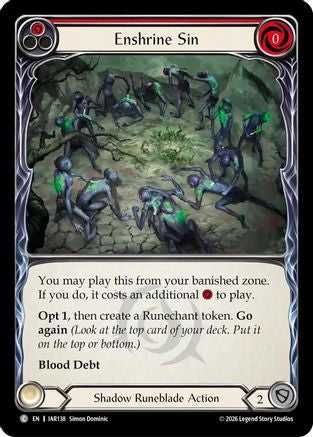 Enshrine Sin (Red) (IAR138)