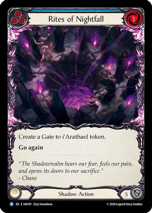 Rites of Nightfall (IAR181)