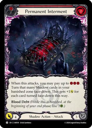 Permanent Interment (Red) (IAR191)
