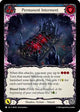 Permanent Interment (Blue) (IAR193)  Rainbow Foil