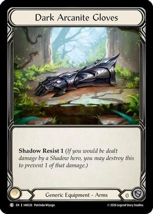 Dark Arcanite Gloves (IAR226)  Cold Foil