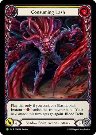 Consuming Lash (GEM194)  Rainbow Foil