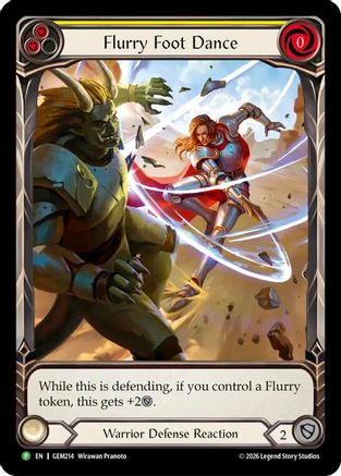 Flurry Foot Dance (GEM214)  Rainbow Foil