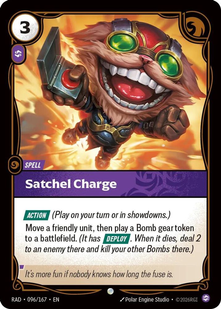 Satchel Charge (096/167) - Radiance Foil