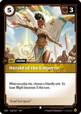 Herald of the Emperor (118/167) - Radiance