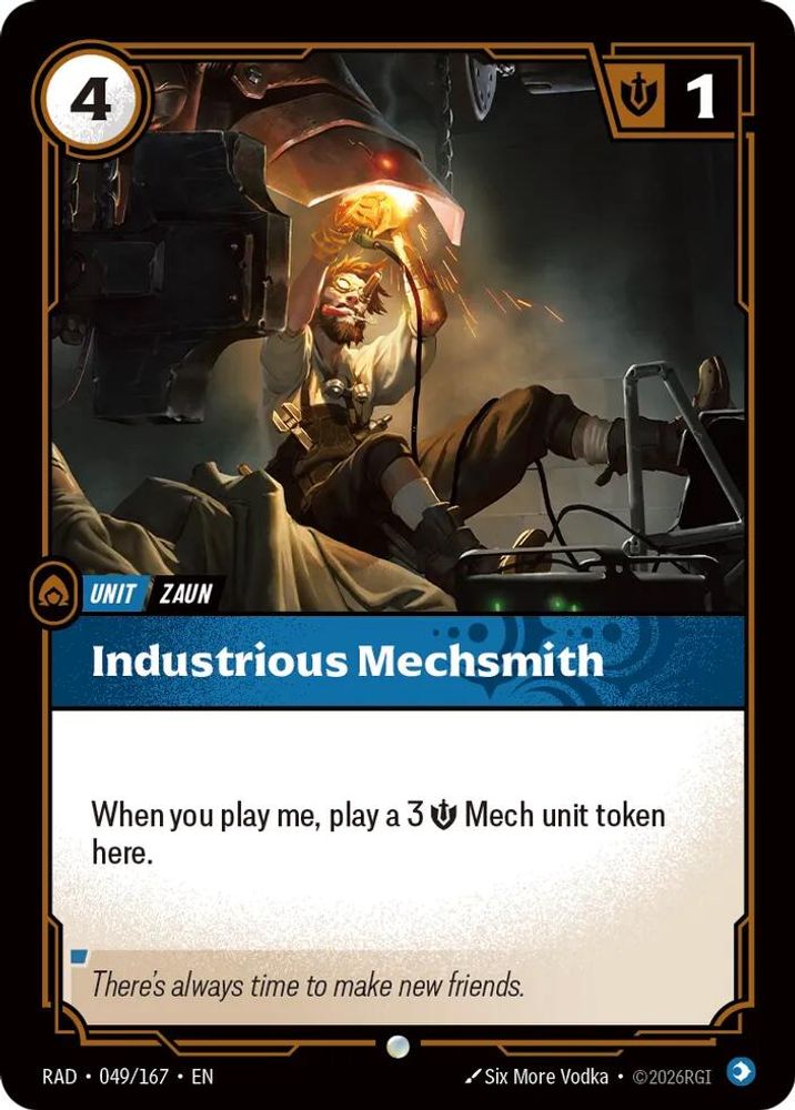 Industrious Mechsmith (049/167) - Radiance Foil