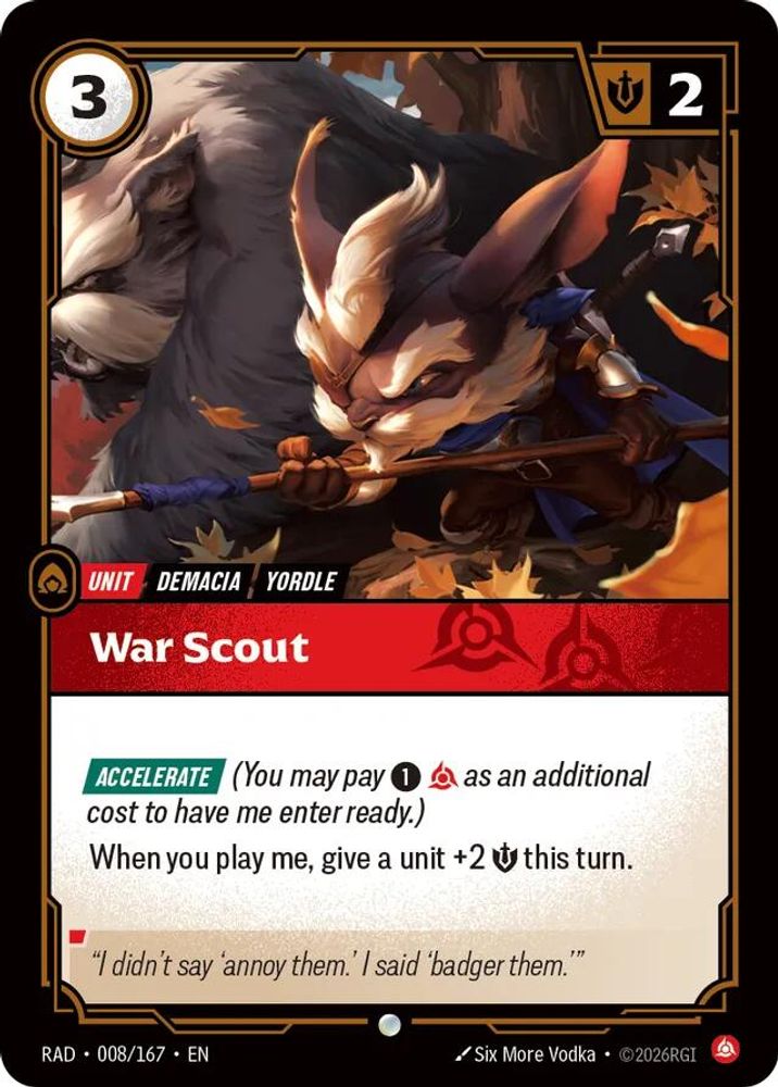 War Scout (008/167) - Radiance Foil