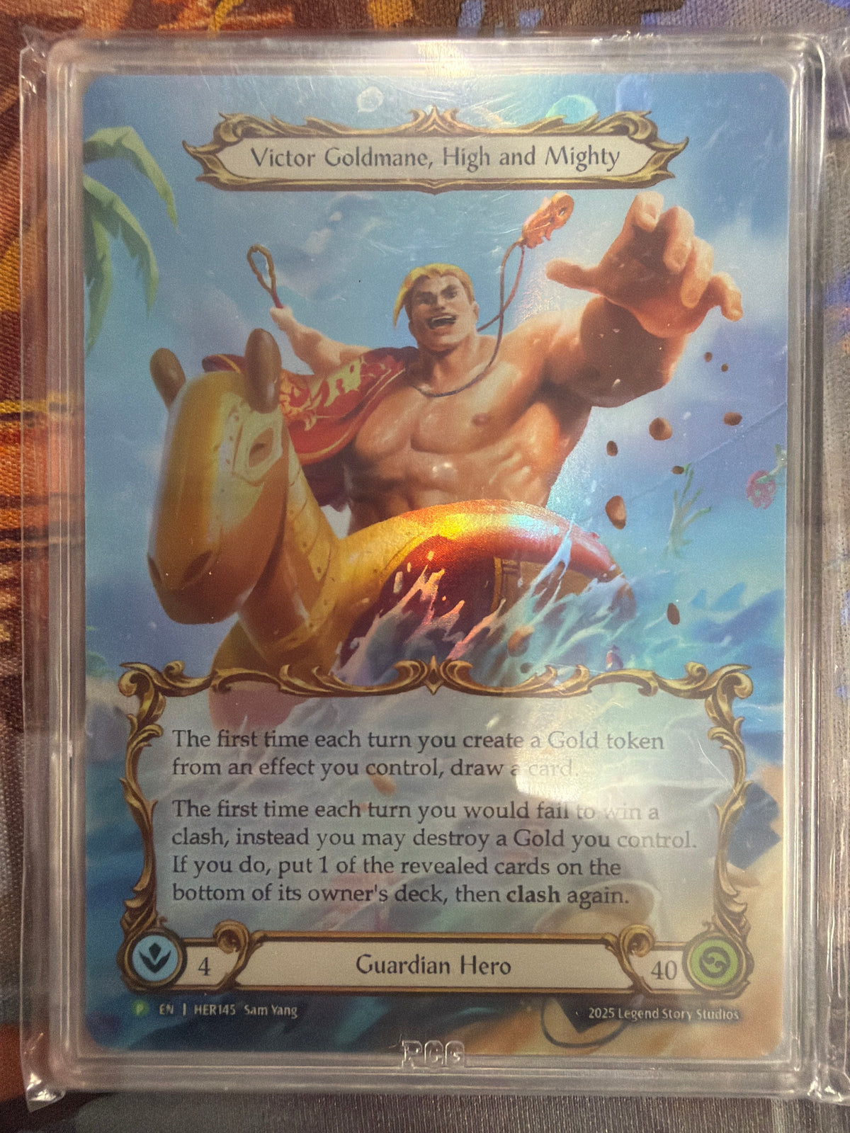 Victor Goldmane, High and Mighty Graded PCG Gem Mint 10