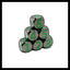 Heavy Rollers Metal D6 Dice w/ Magnetic Case