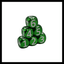 Heavy Rollers Metal D6 Dice w/ Magnetic Case