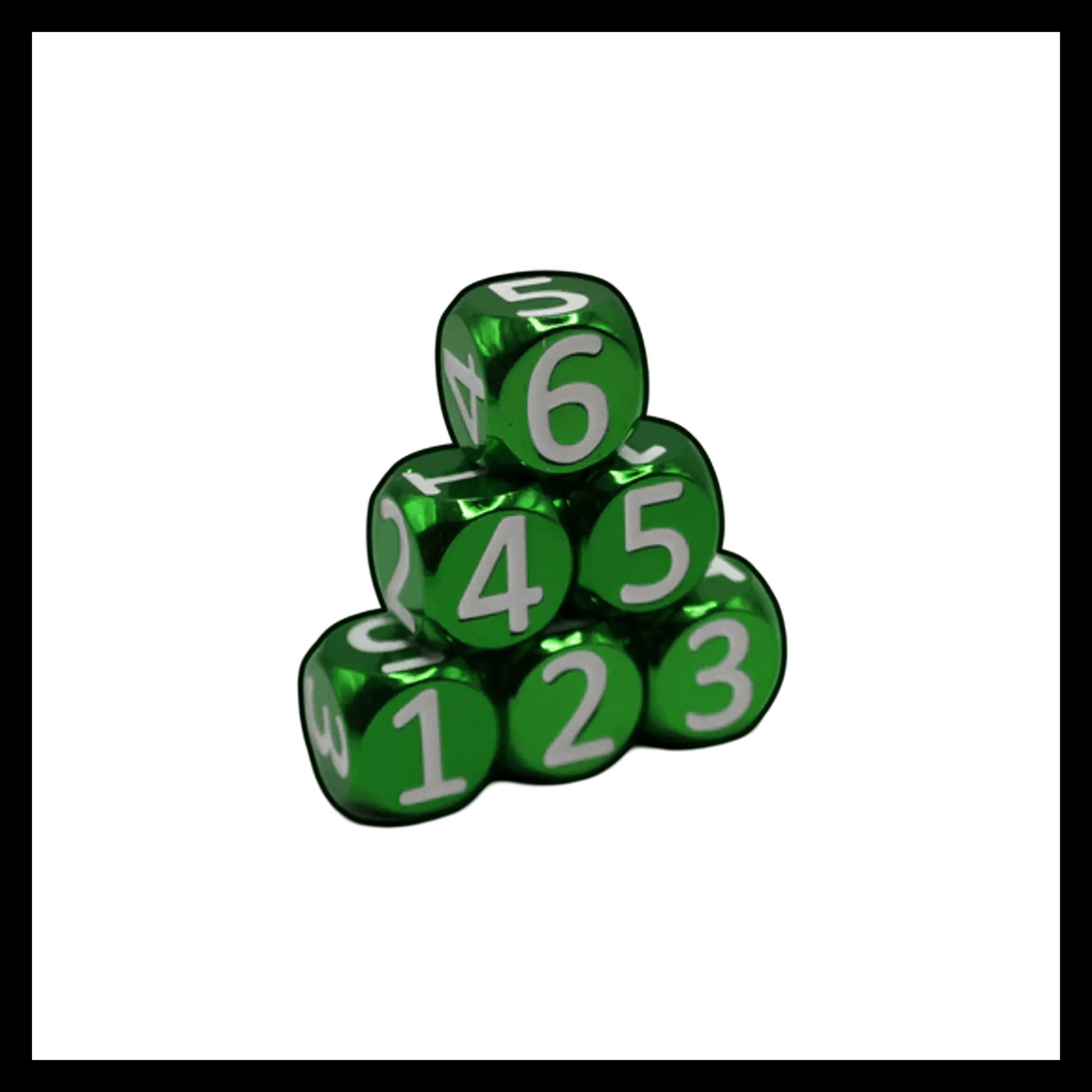 Heavy Rollers Metal D6 Dice w/ Magnetic Case