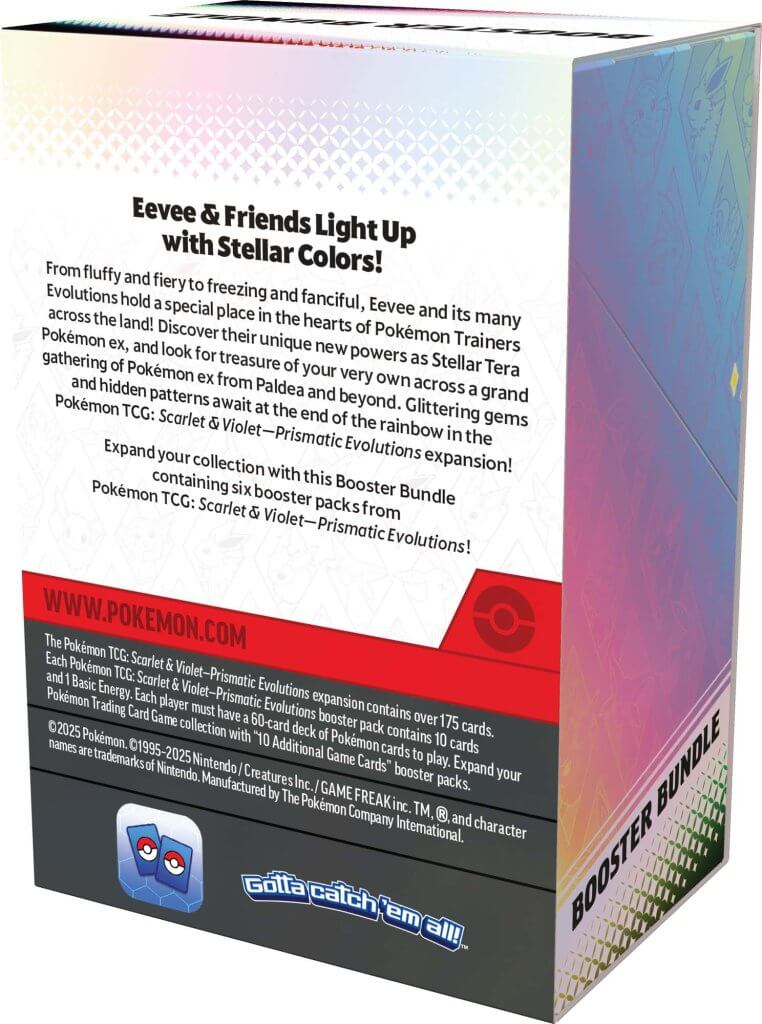 POKÉMON TCG Scarlet & Violet 8.5 Prismatic Evolutions Booster Bundle