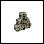 Heavy Rollers Metal D6 Dice w/ Magnetic Case