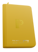 Collector's Series 9 Pocket Zip Binder - Yellow